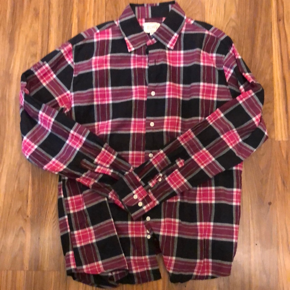 Milano Borromed Company, Button-Up, 99Cotton/1% Spandex, Large.